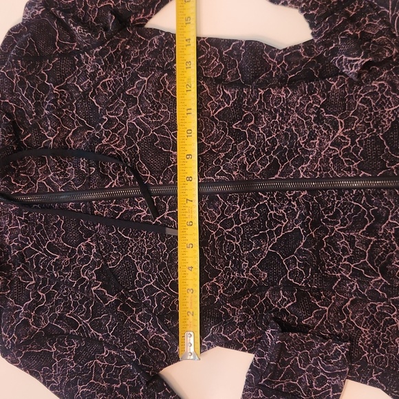 Lululemon Hooded Define Jacket Hoodie Nulu 8 Landscape Spanish Rose Black Lace - Picture 11 of 11